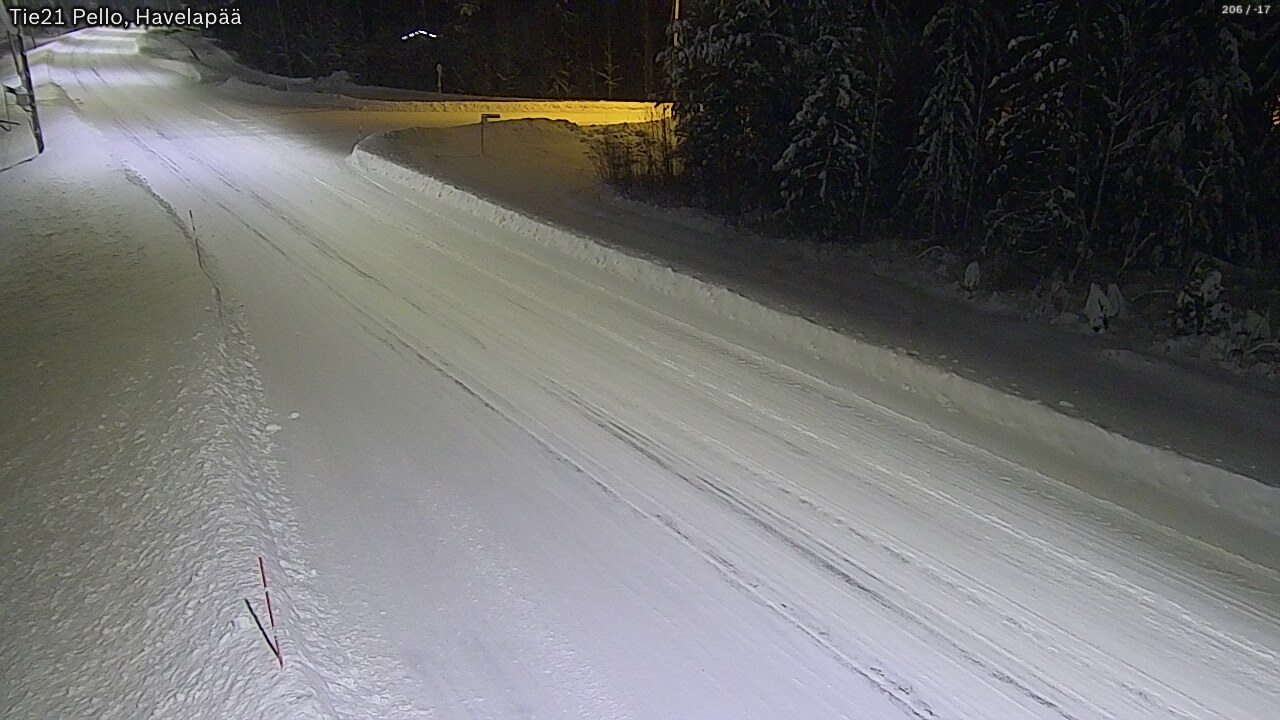 Kelikamerat Kuva Tie 21 Pello, Havelanpää, Pello, Lappi