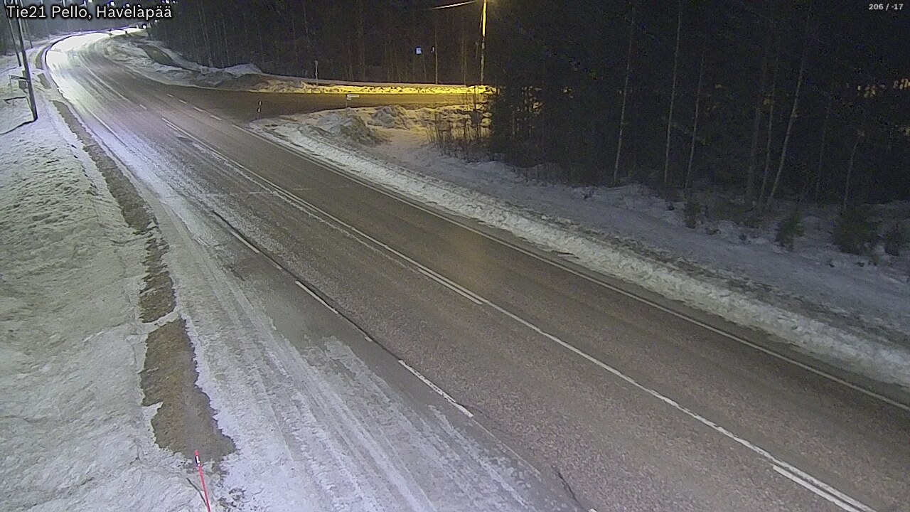 Kelikamerat Kuva Tie 21 Pello, Havelanpää, Pello, Lappi