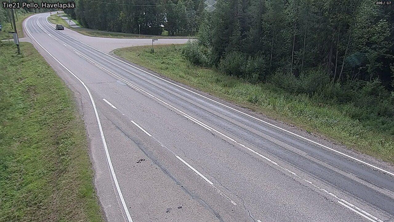 Kelikamerat Kuva Tie 21 Pello, Havelanpää, Pello, Lappi