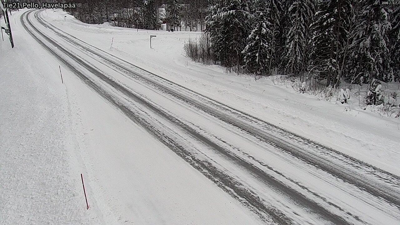 Kelikamerat Kuva Tie 21 Pello, Havelanpää, Pello, Lappi