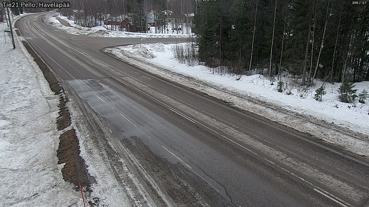 Kelikamerat Kuva Tie 21 Pello, Havelanpää, Pello, Lappi