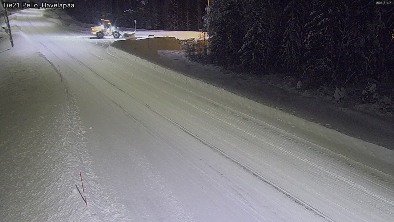 Kelikamerat Kuva Tie 21 Pello, Havelanpää, Pello, Lappi