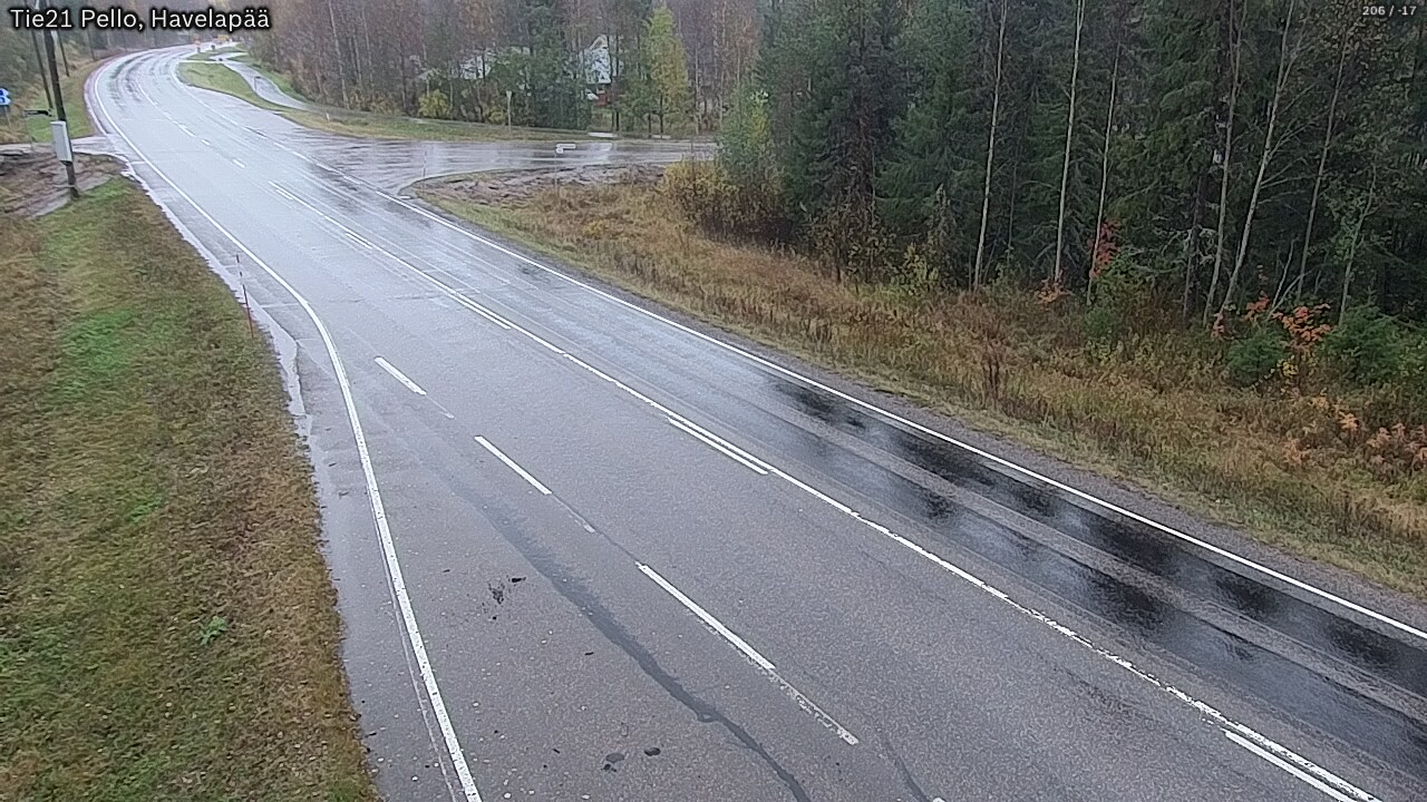 Weather Camera Image Road 21 Pello, Havelanpää, Pello, Lappi
