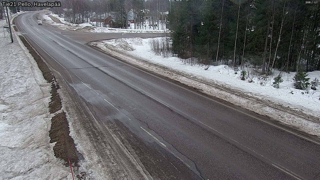 Weather Camera Image Road 21 Pello, Havelanpää, Pello, Lappi