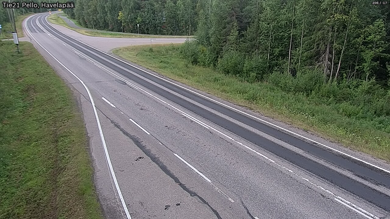 Kelikamerat Kuva Tie 21 Pello, Havelanpää, Pello, Lappi