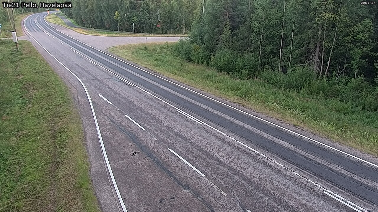 Kelikamerat Kuva Tie 21 Pello, Havelanpää, Pello, Lappi