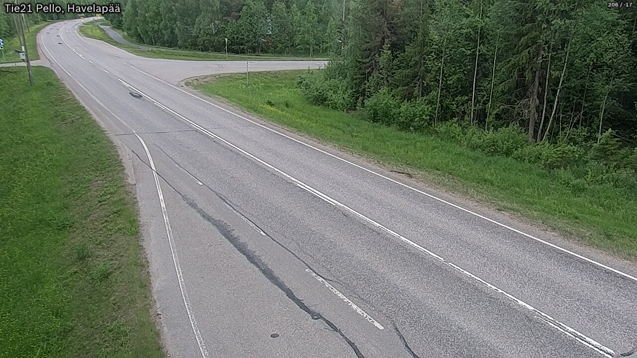 Kelikamerat Kuva Tie 21 Pello, Havelanpää, Pello, Lappi