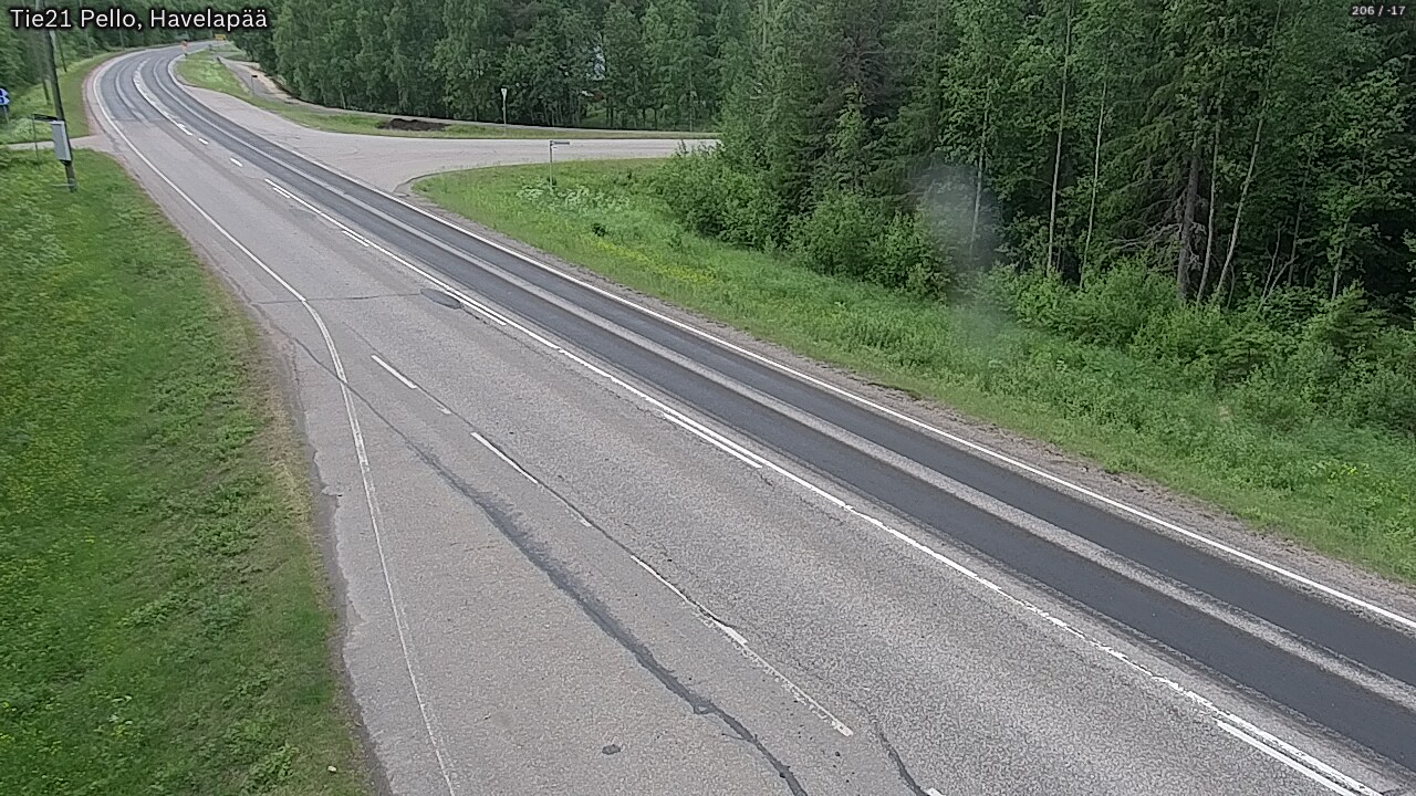 Kelikamerat Kuva Tie 21 Pello, Havelanpää, Pello, Lappi