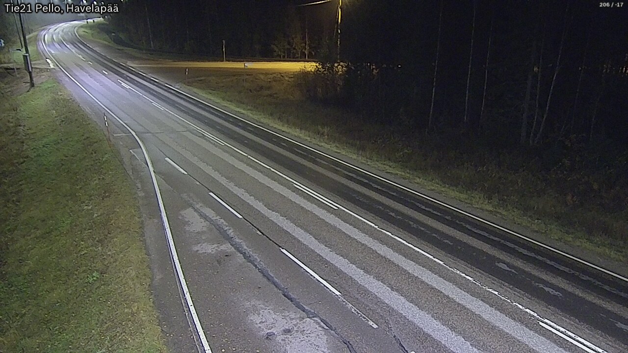 Kelikamerat Kuva Tie 21 Pello, Havelanpää, Pello, Lappi