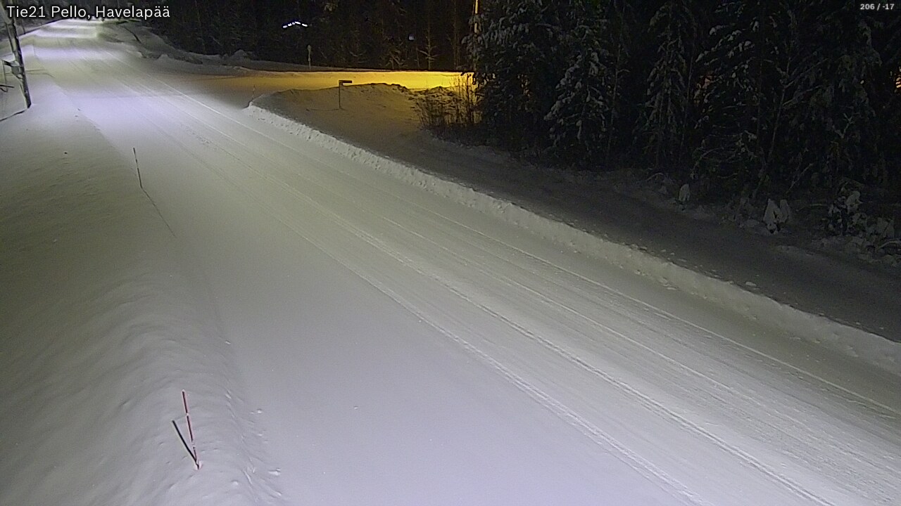 Kelikamerat Kuva Tie 21 Pello, Havelanpää, Pello, Lappi