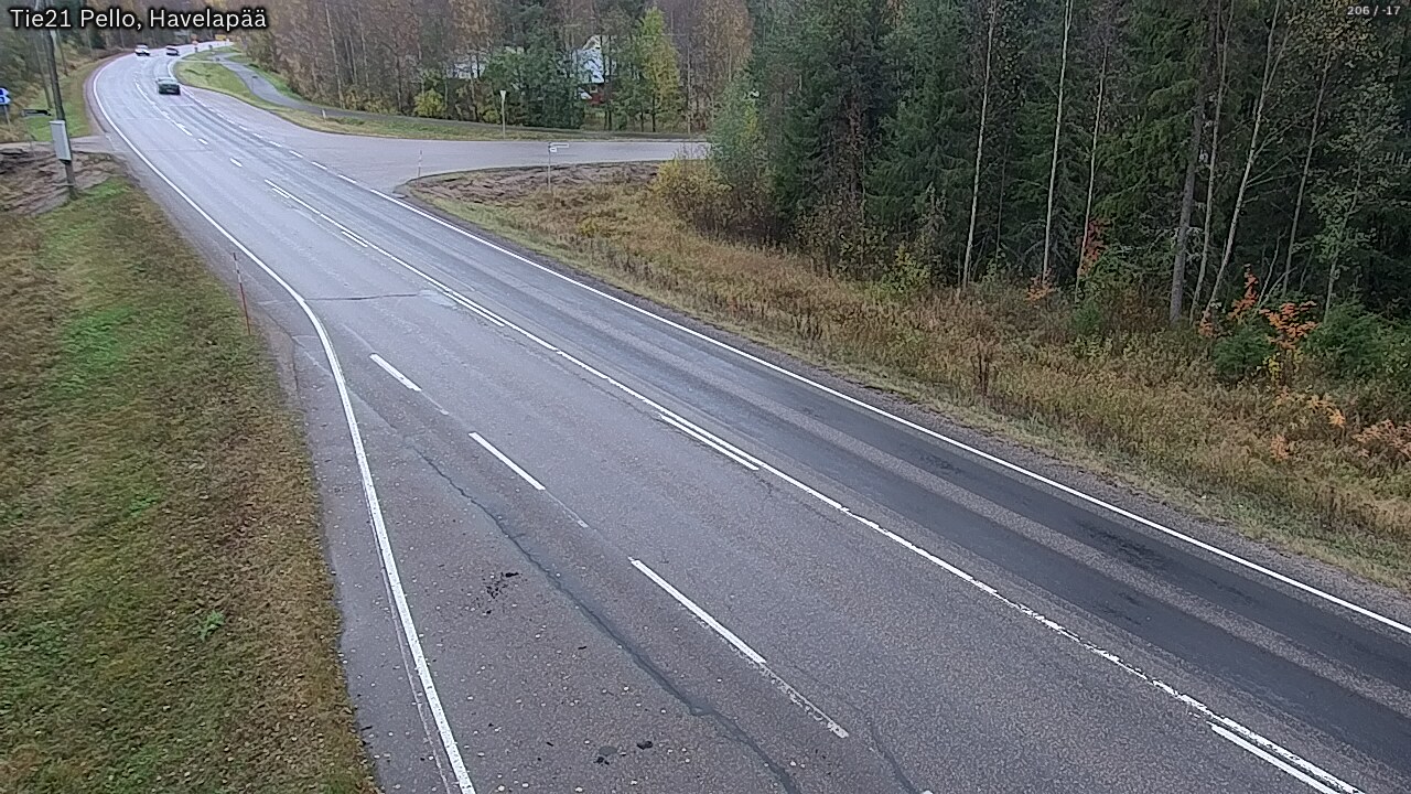 Kelikamerat Kuva Tie 21 Pello, Havelanpää, Pello, Lappi