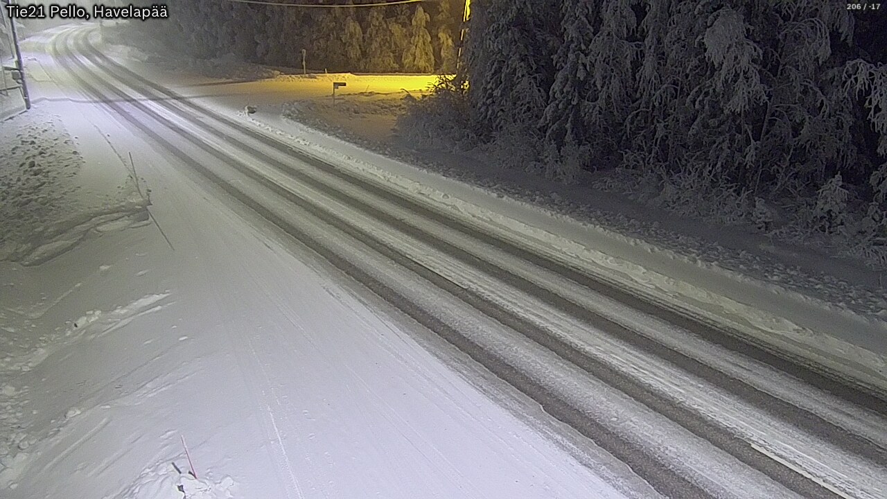 Kelikamerat Kuva Tie 21 Pello, Havelanpää, Pello, Lappi