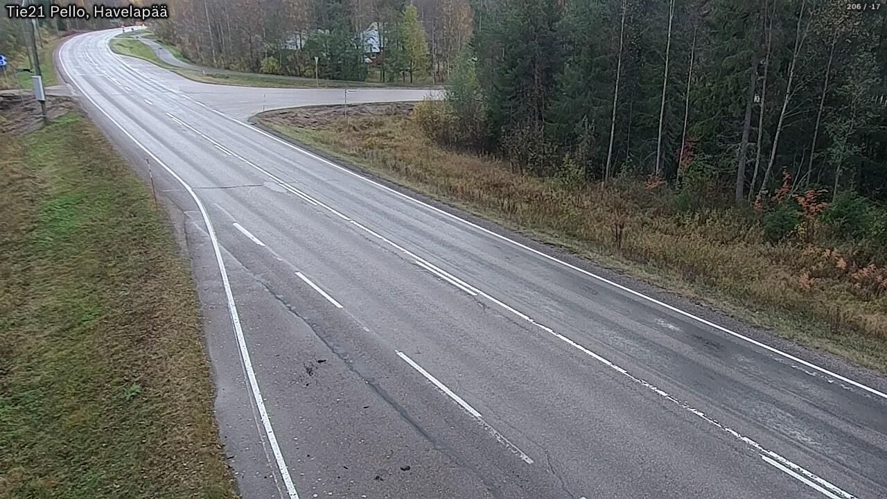 Kelikamerat Kuva Tie 21 Pello, Havelanpää, Pello, Lappi