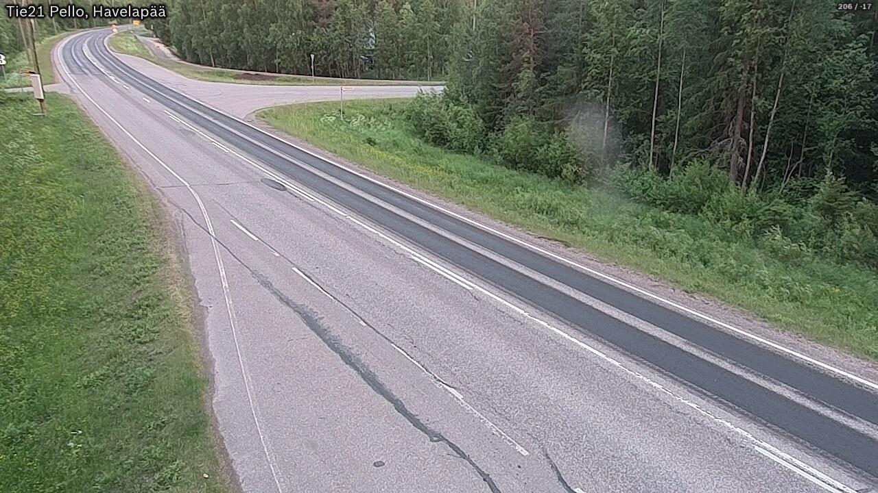 Kelikamerat Kuva Tie 21 Pello, Havelanpää, Pello, Lappi