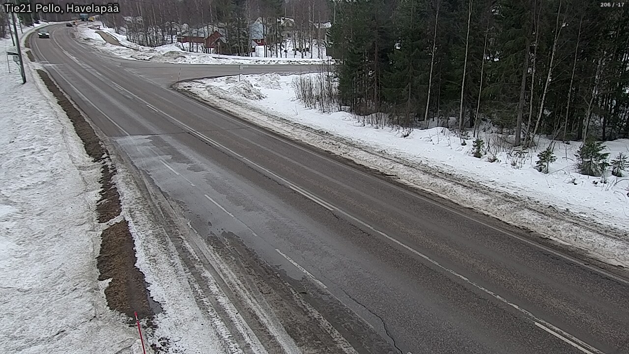 Kelikamerat Kuva Tie 21 Pello, Havelanpää, Pello, Lappi