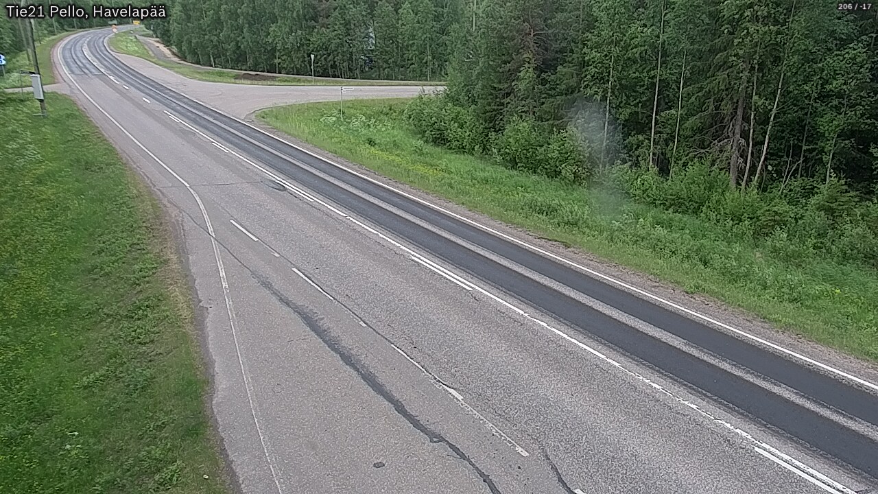 Kelikamerat Kuva Tie 21 Pello, Havelanpää, Pello, Lappi