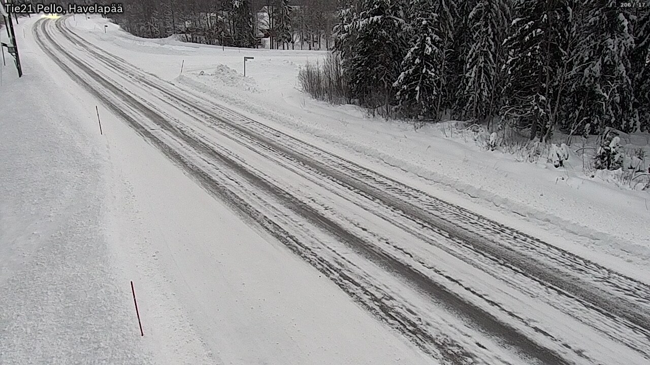 Weather Camera Image Road 21 Pello, Havelanpää, Pello, Lappi