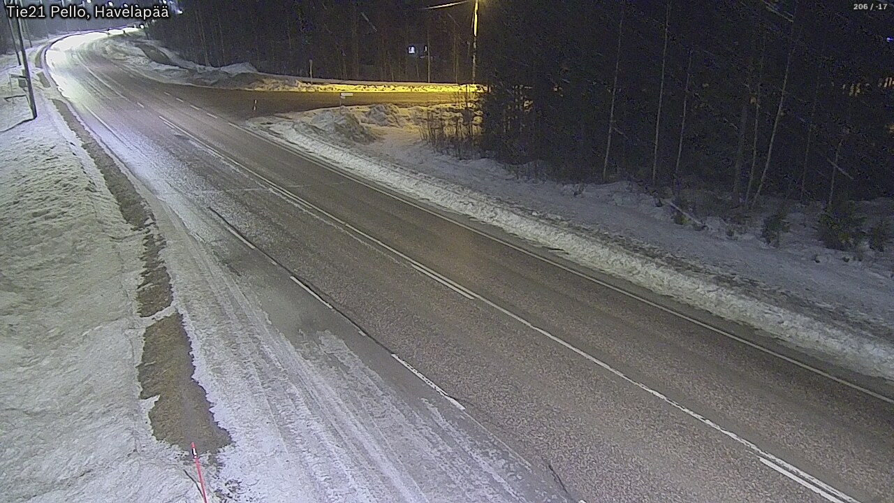 Kelikamerat Kuva Tie 21 Pello, Havelanpää, Pello, Lappi