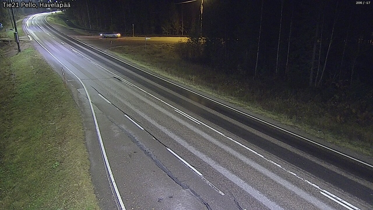 Kelikamerat Kuva Tie 21 Pello, Havelanpää, Pello, Lappi