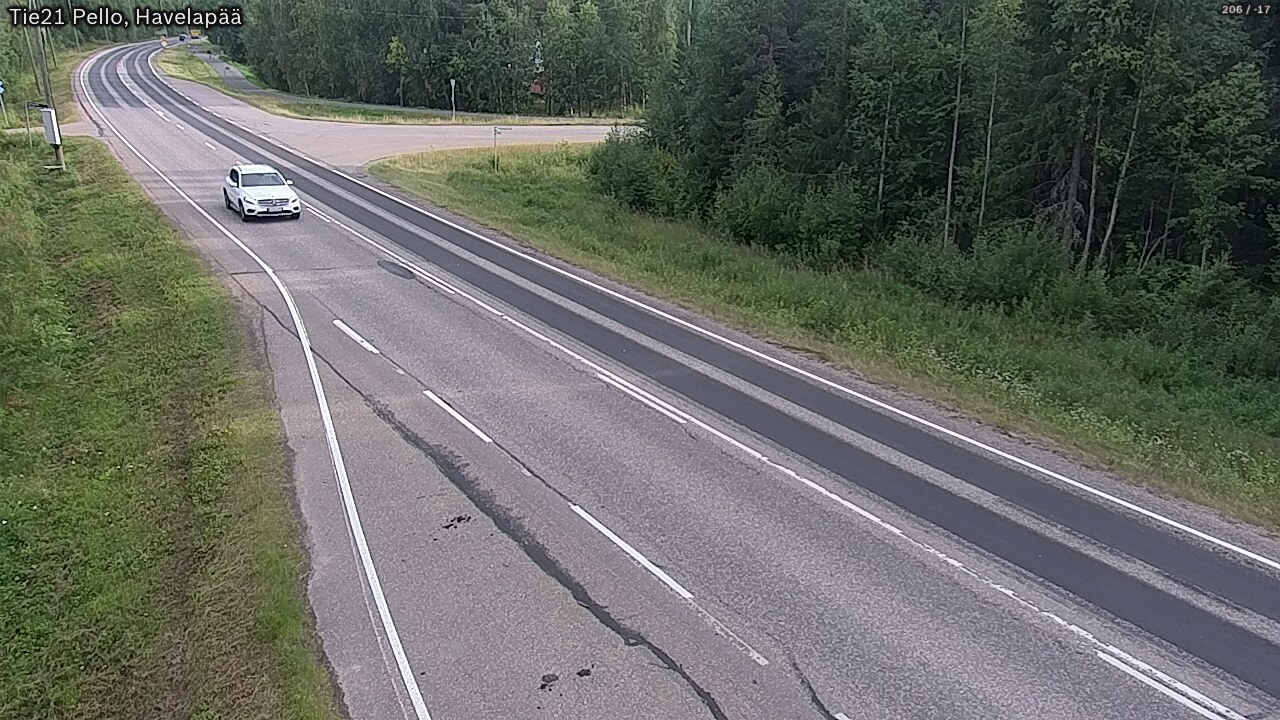 Kelikamerat Kuva Tie 21 Pello, Havelanpää, Pello, Lappi