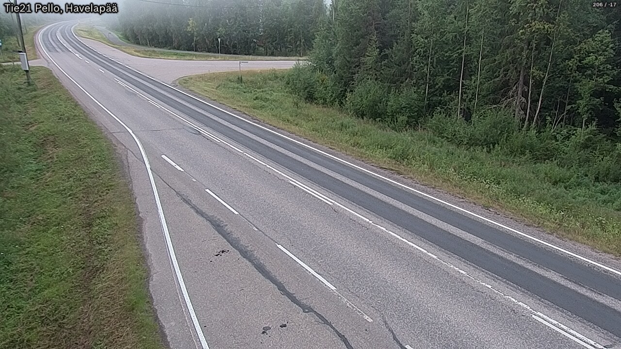 Weather Camera Image Road 21 Pello, Havelanpää, Pello, Lappi
