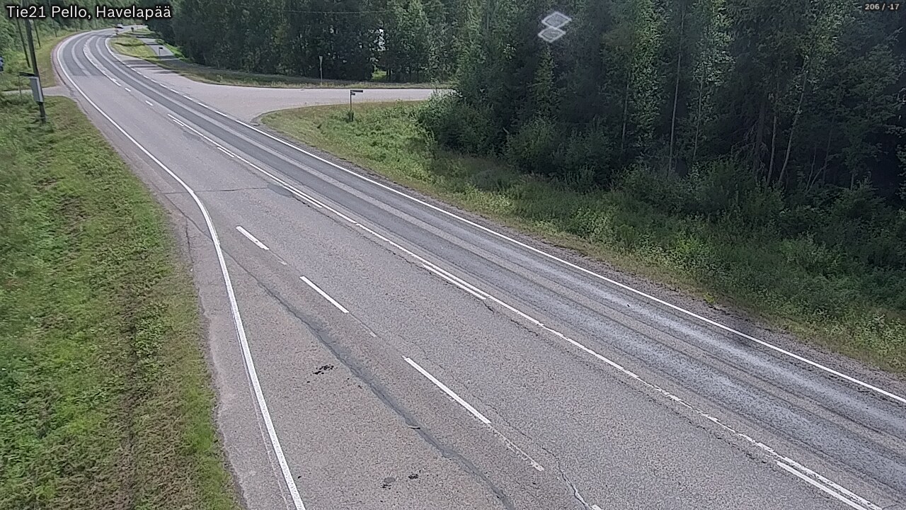 Kelikamerat Kuva Tie 21 Pello, Havelanpää, Pello, Lappi