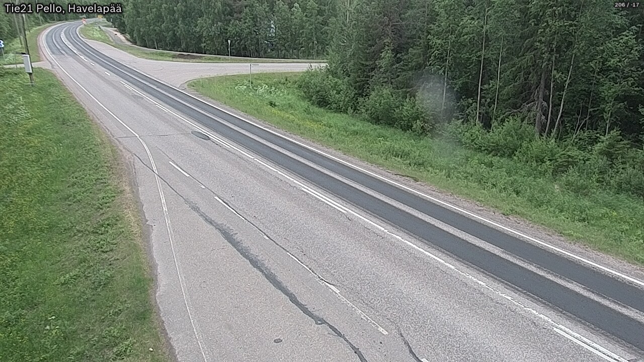 Kelikamerat Kuva Tie 21 Pello, Havelanpää, Pello, Lappi