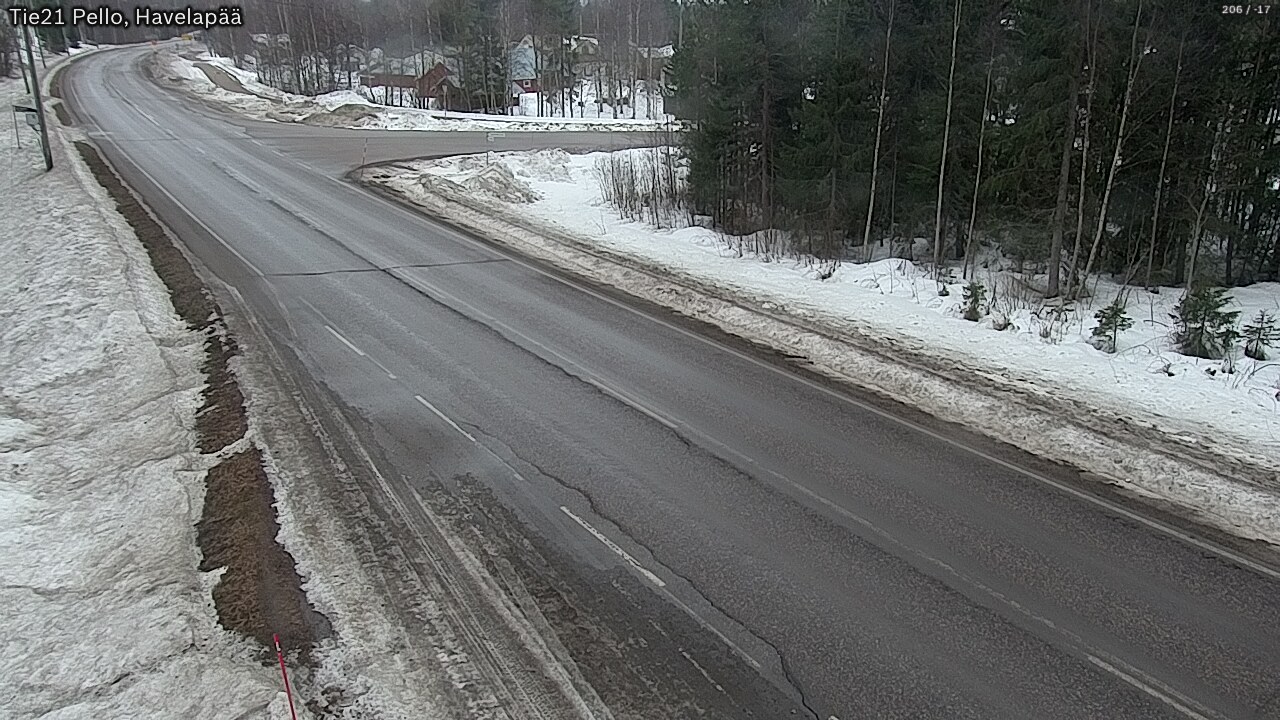 Kelikamerat Kuva Tie 21 Pello, Havelanpää, Pello, Lappi