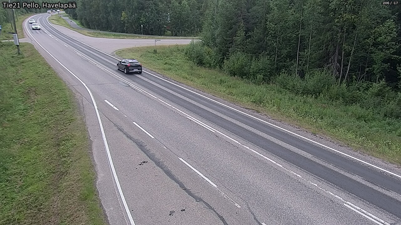 Kelikamerat Kuva Tie 21 Pello, Havelanpää, Pello, Lappi