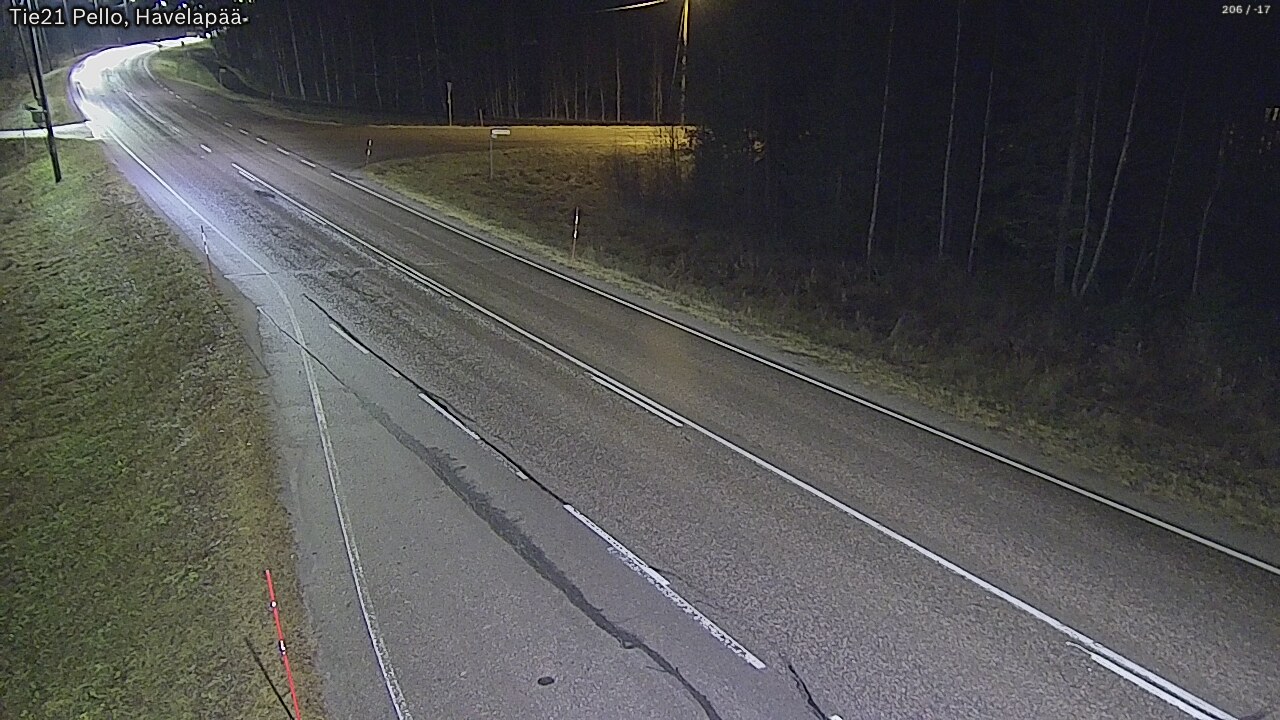 Kelikamerat Kuva Tie 21 Pello, Havelanpää, Pello, Lappi