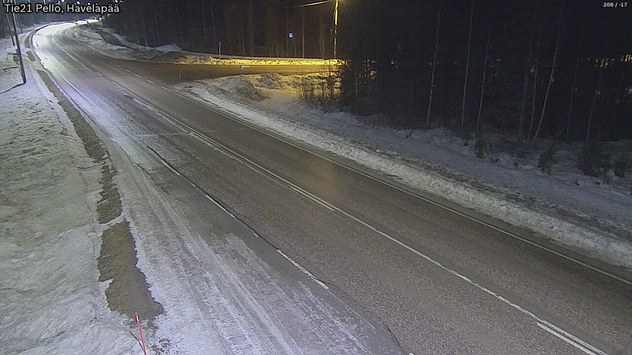 Kelikamerat Kuva Tie 21 Pello, Havelanpää, Pello, Lappi