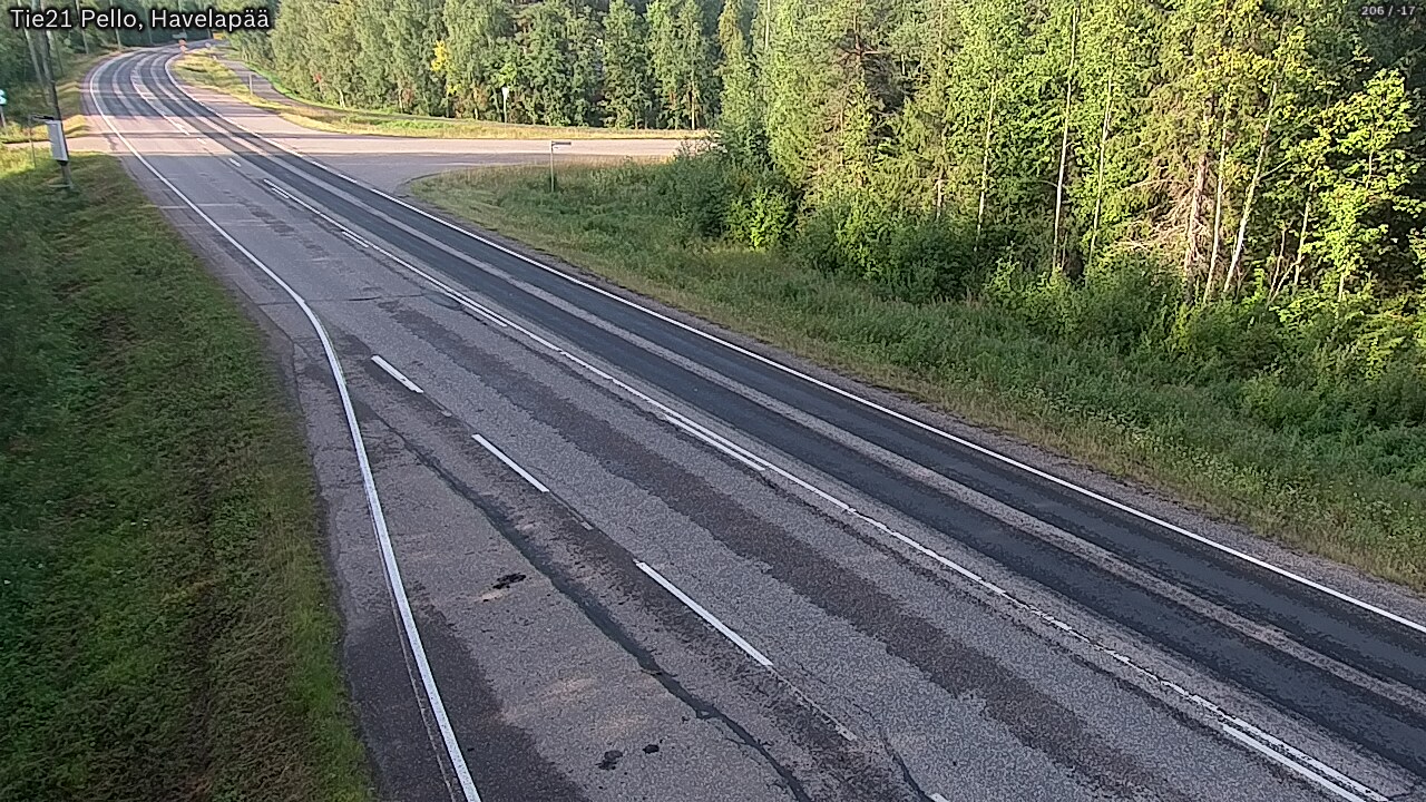 Kelikamerat Kuva Tie 21 Pello, Havelanpää, Pello, Lappi
