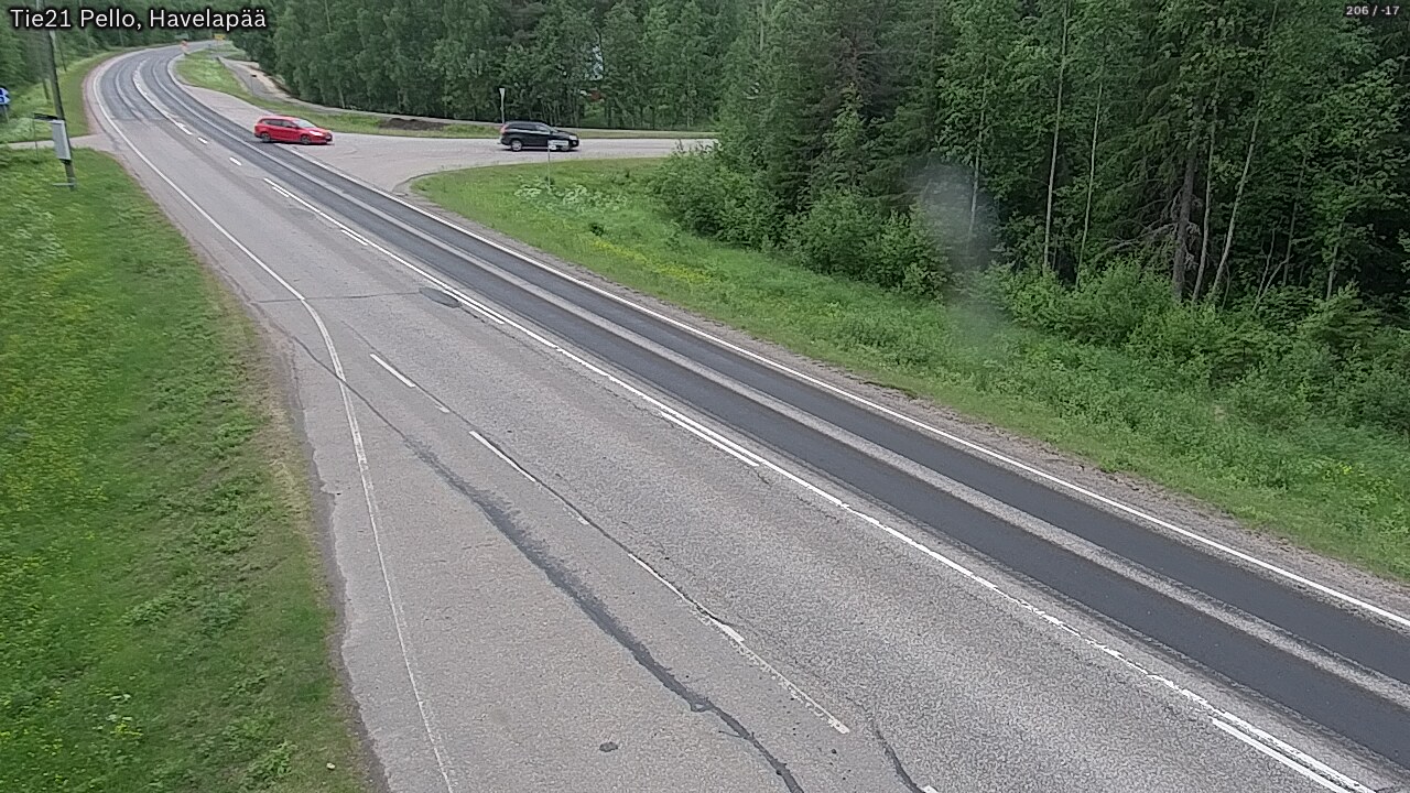 Kelikamerat Kuva Tie 21 Pello, Havelanpää, Pello, Lappi