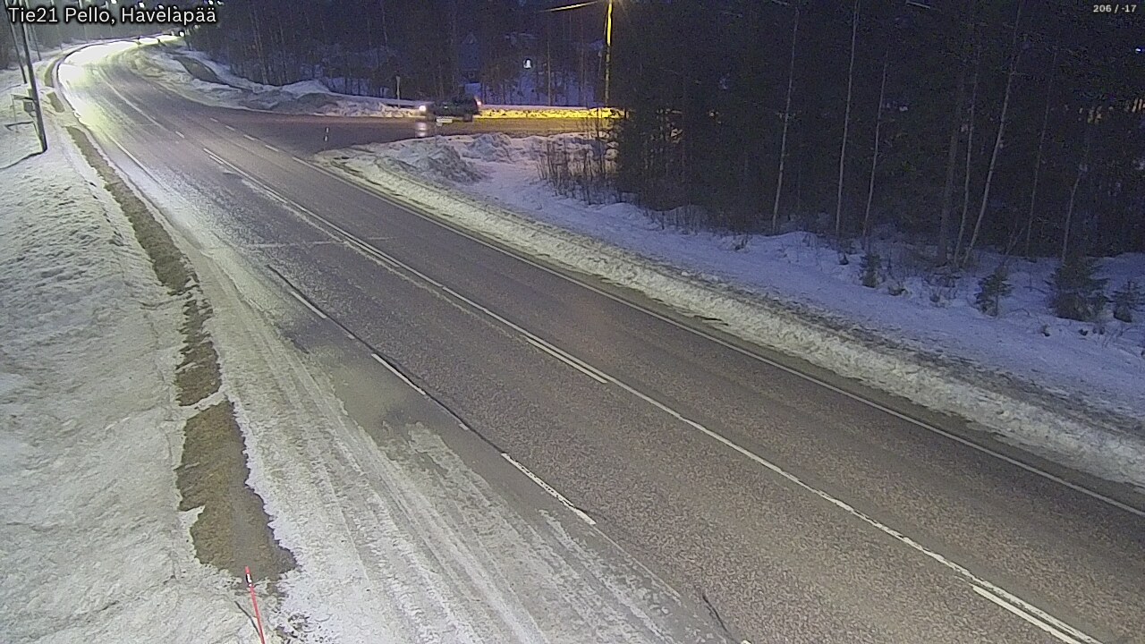 Kelikamerat Kuva Tie 21 Pello, Havelanpää, Pello, Lappi