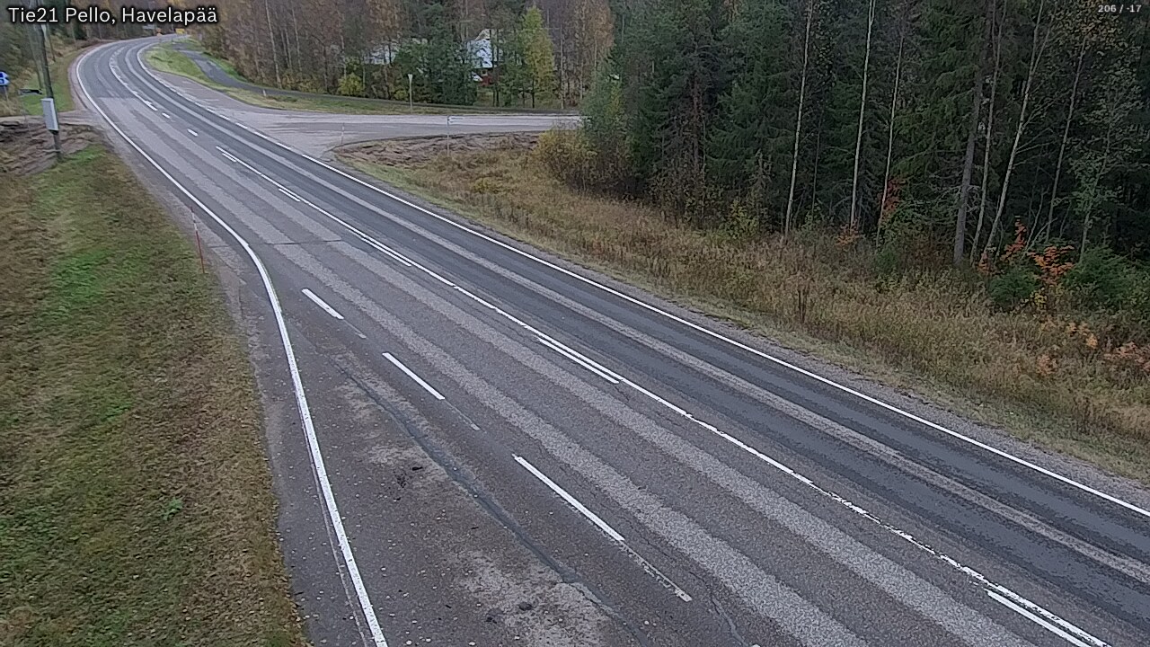 Kelikamerat Kuva Tie 21 Pello, Havelanpää, Pello, Lappi
