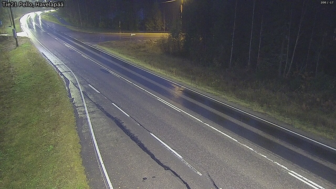 Kelikamerat Kuva Tie 21 Pello, Havelanpää, Pello, Lappi
