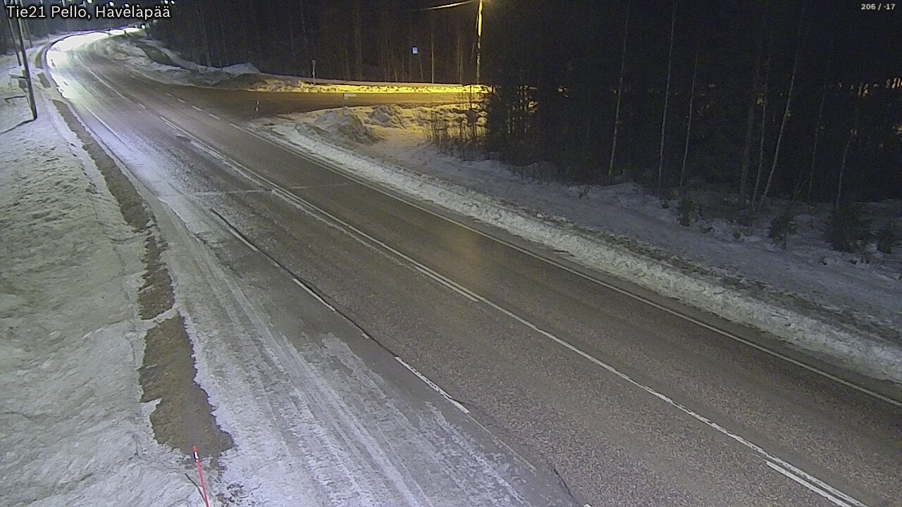 Kelikamerat Kuva Tie 21 Pello, Havelanpää, Pello, Lappi