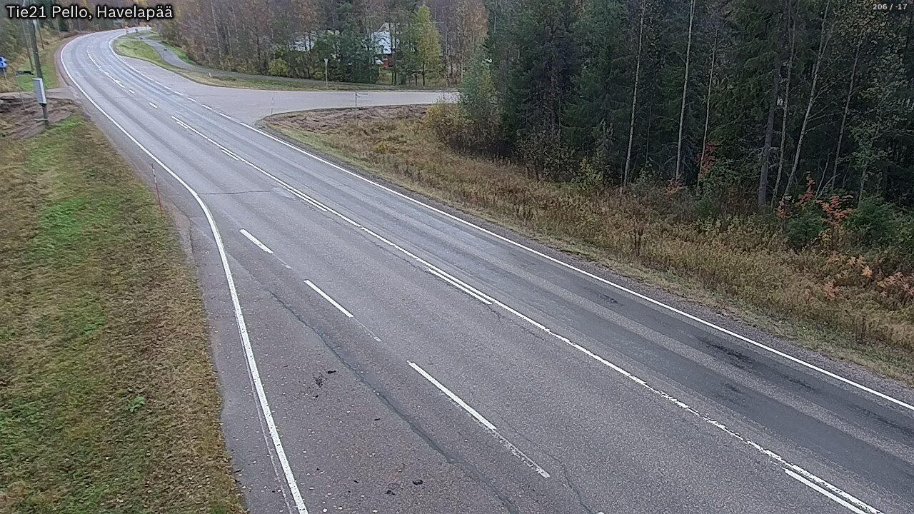 Kelikamerat Kuva Tie 21 Pello, Havelanpää, Pello, Lappi