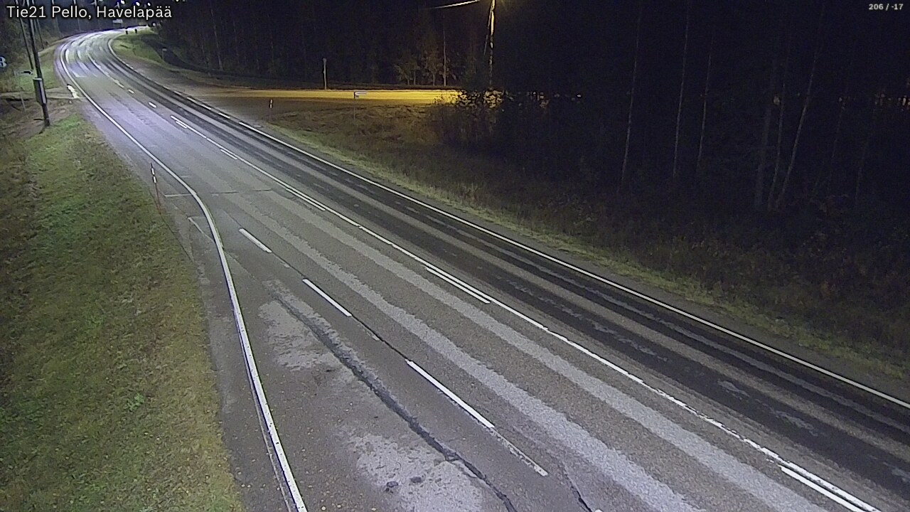 Kelikamerat Kuva Tie 21 Pello, Havelanpää, Pello, Lappi