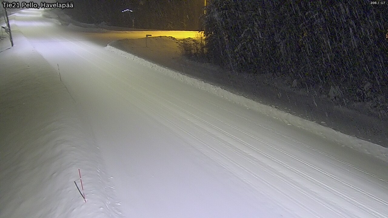 Kelikamerat Kuva Tie 21 Pello, Havelanpää, Pello, Lappi