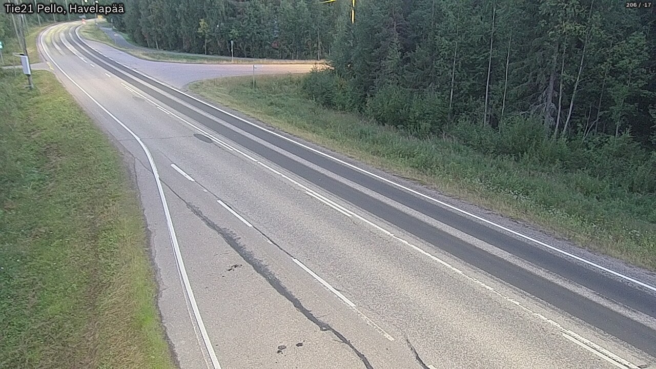 Kelikamerat Kuva Tie 21 Pello, Havelanpää, Pello, Lappi