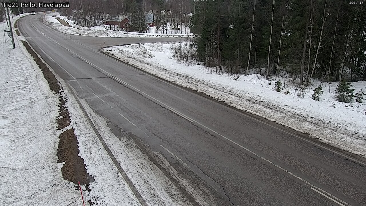 Kelikamerat Kuva Tie 21 Pello, Havelanpää, Pello, Lappi