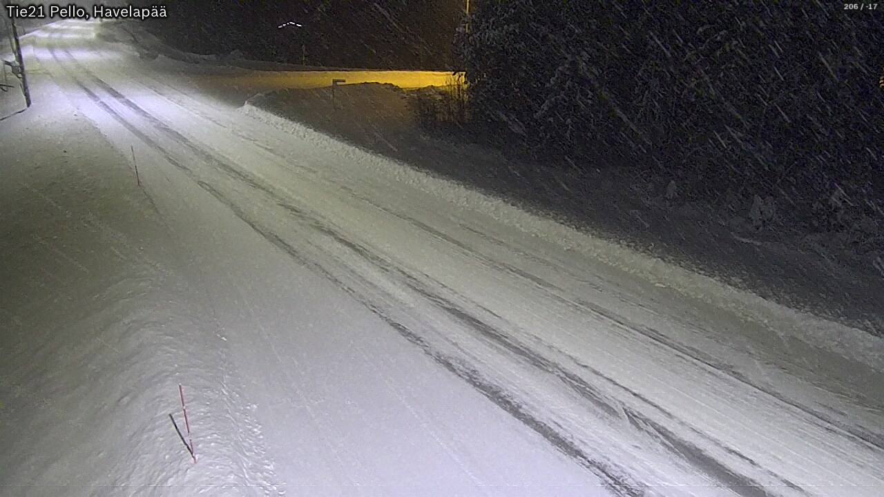 Kelikamerat Kuva Tie 21 Pello, Havelanpää, Pello, Lappi