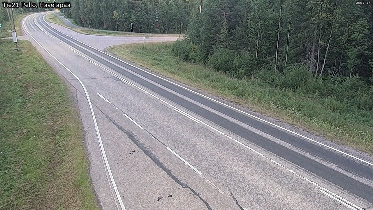 Kelikamerat Kuva Tie 21 Pello, Havelanpää, Pello, Lappi