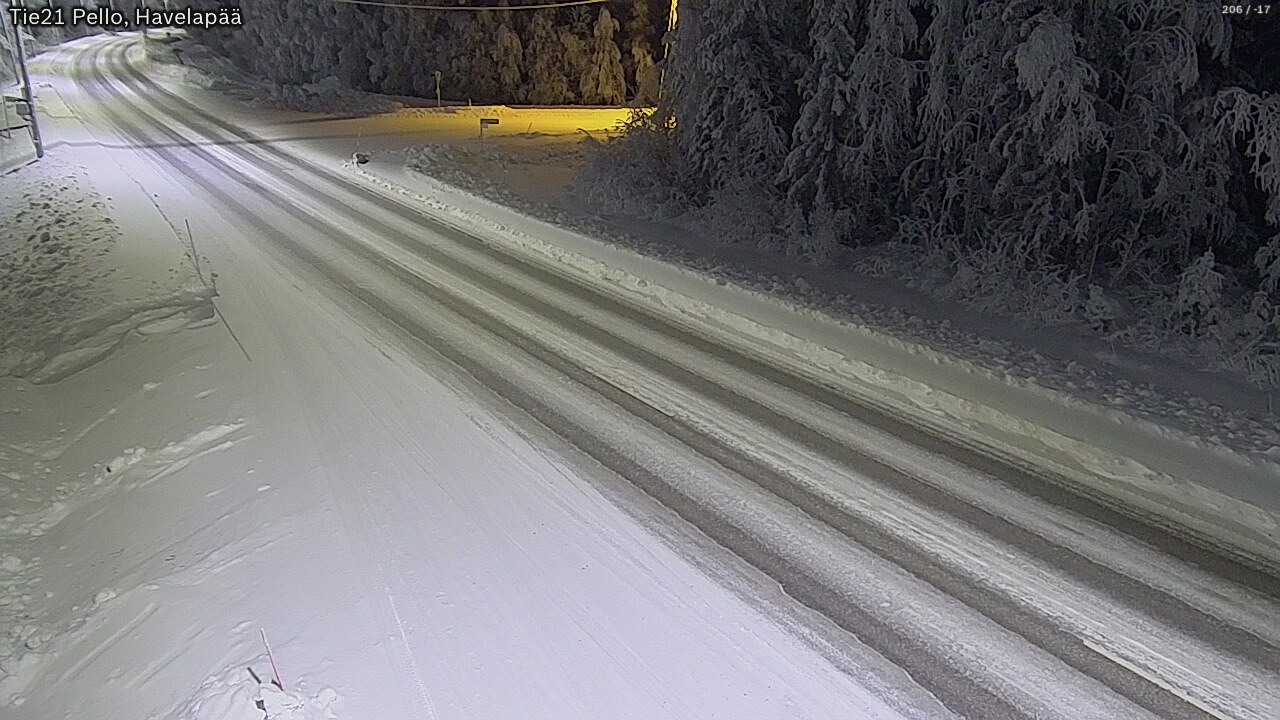 Kelikamerat Kuva Tie 21 Pello, Havelanpää, Pello, Lappi