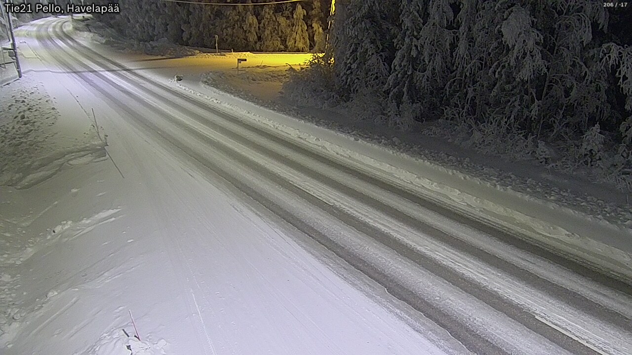 Kelikamerat Kuva Tie 21 Pello, Havelanpää, Pello, Lappi