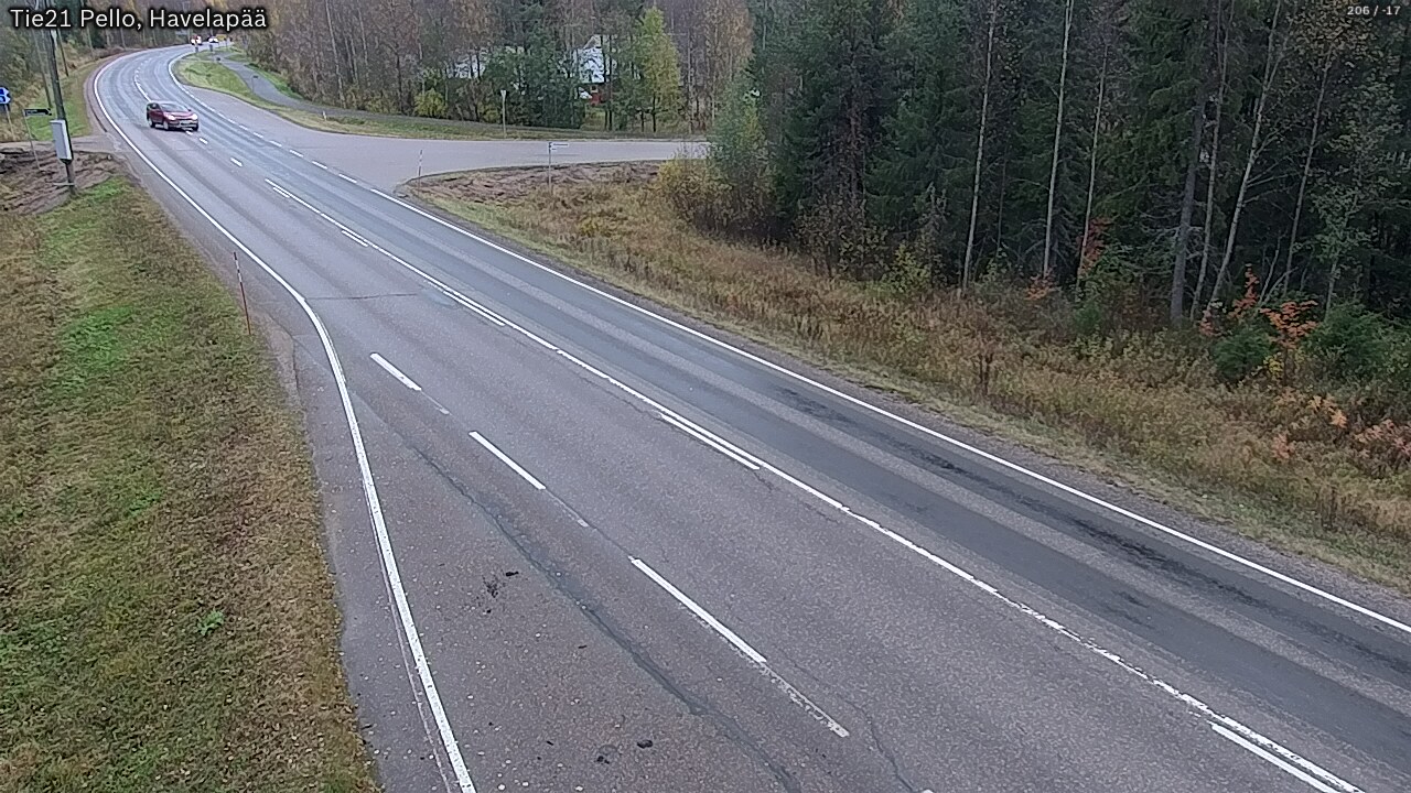 Kelikamerat Kuva Tie 21 Pello, Havelanpää, Pello, Lappi