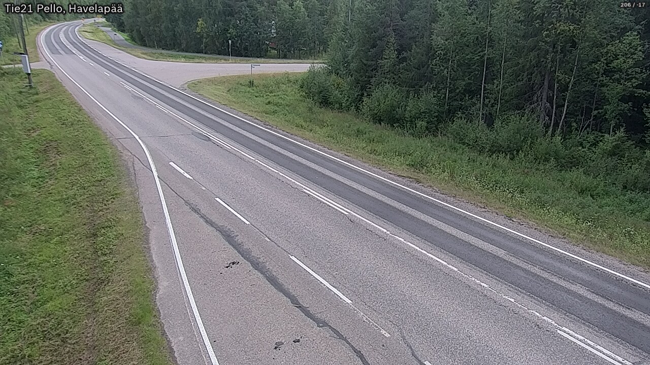 Kelikamerat Kuva Tie 21 Pello, Havelanpää, Pello, Lappi