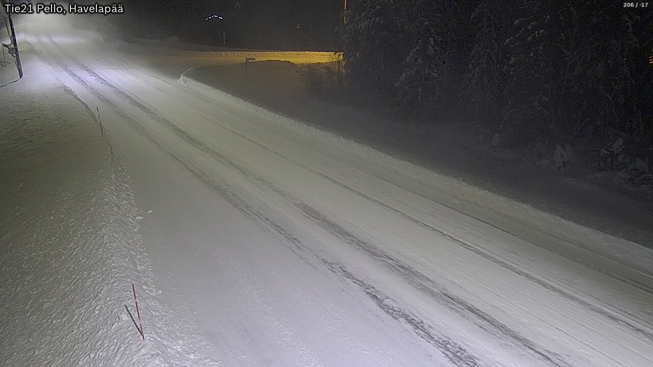 Kelikamerat Kuva Tie 21 Pello, Havelanpää, Pello, Lappi