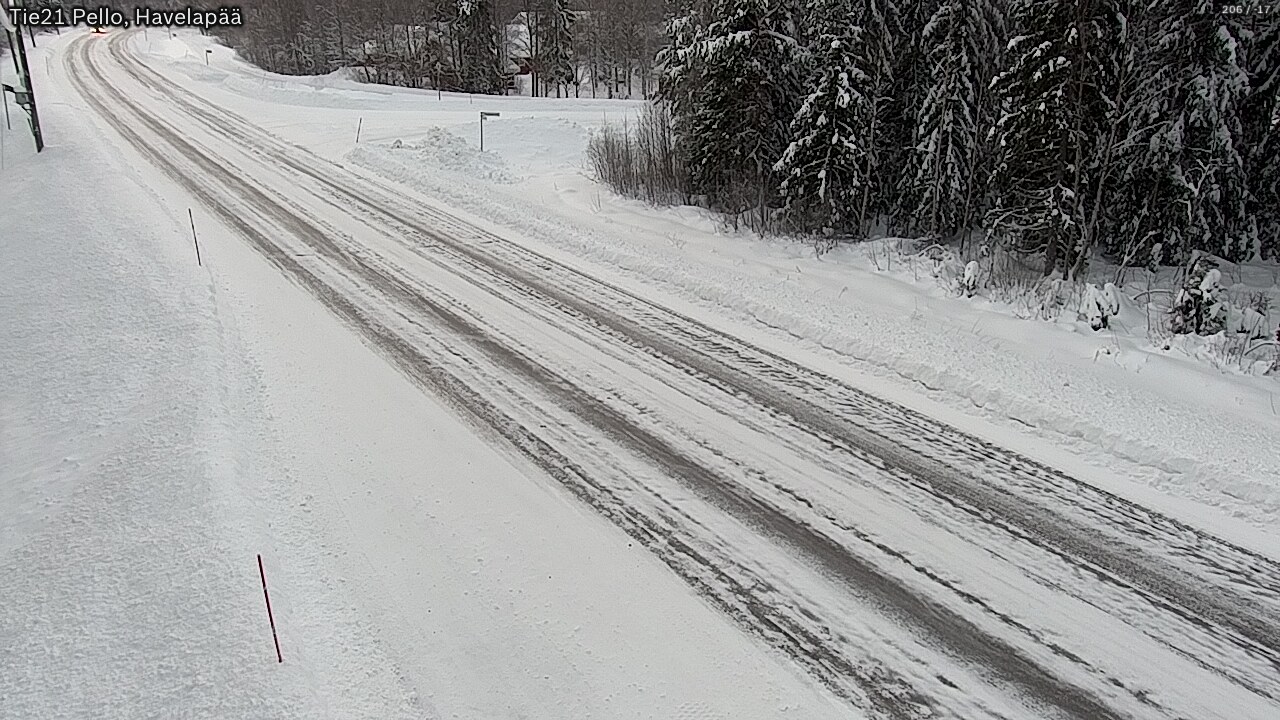 Weather Camera Image Road 21 Pello, Havelanpää, Pello, Lappi